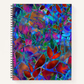 Carnet Ordinateur portable spiral Abstrait en verre (Devant)