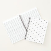 Carnet Ordinateur portable Spiral blanc élégant (Intérieur)