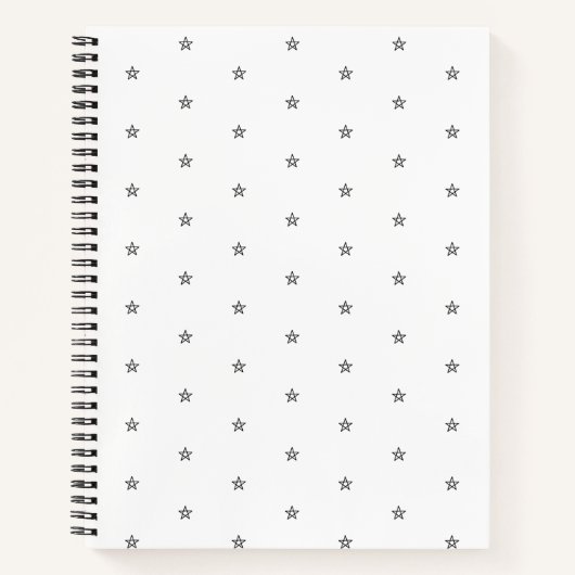 Carnet Ordinateur portable Spiral blanc élégant (Devant)