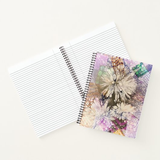 Carnet Ordinateur portable Spiral Flower Power (Intérieur)