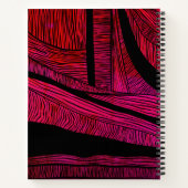 Carnet Ordinateur portable Spiral Fusion d'onde personnal (Dos)