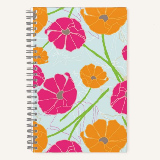 Carnet Ordinateur portable Spiral La de Da Spring Floral (Recto)