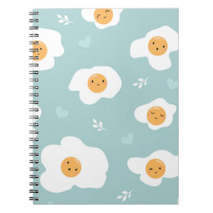 Carnet Ordinateur portable Spiral OEufs Fraisés Cute