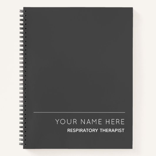 Carnet Ordinateur portable Spiral Personnalisé Du Thérapi (Devant)
