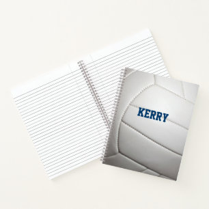 Carnet Ordinateur portable Spiral Personnalisé Volleybal