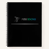 Carnet Ordinateur portable Spiral Poseidons 5,5 po x 8,5 (Devant)