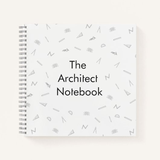 Carnet Ordinateur portable Spiral pour architectes (Devant)