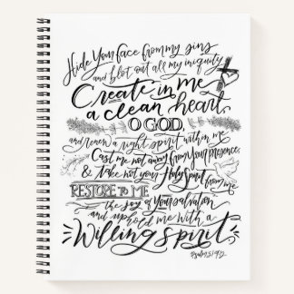 Carnet Ordinateur portable Spiral Psalm 51