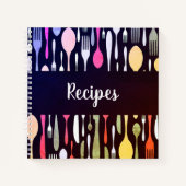 Carnet Ordinateur portable Spiral Recette (Devant)