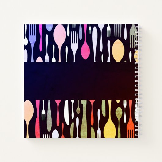 Carnet Ordinateur portable Spiral Recette (Dos)