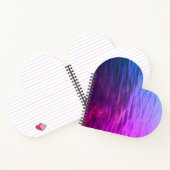 Carnet Ordinateur portable spiral rose et violet (Intérieur)