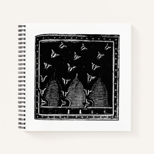 Carnet Ordinateur portable Tindr's Bees Carré (Devant)