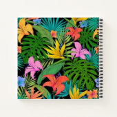 Carnet Ordinateur portable Tropical Floral Jungle (Dos)