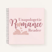Carnet Ordinateur portable Unapologétique Romance Reader (Devant)