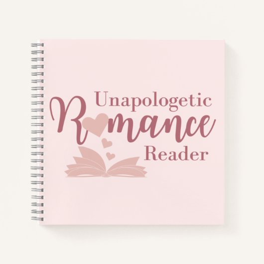 Carnet Ordinateur portable Unapologétique Romance Reader (Devant)