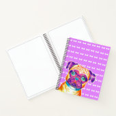 Carnet Ordinateur portable violet Art Carlin à main uniqu (Intérieur)