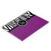 Carnet Ordinateur portable Zebra Imprimé violet violet vi (Côté gauche)