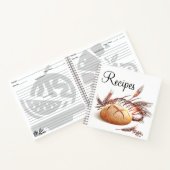 Carnet Ordinateurs portables de recette de pain personnal (Intérieur)
