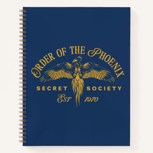 Carnet ORDRE DE PHOENIX Secret Society Graphic (Devant)