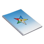 Carnet Ordre d'OES du bleu oriental d'étoile (Côté Droit)