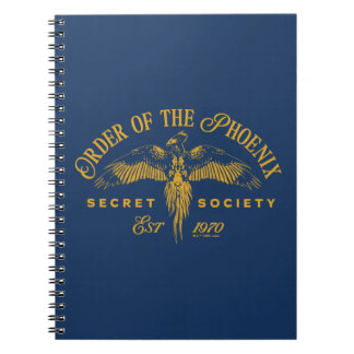 Carnet ORDRE DU PHOENIX Société secrète Graphique