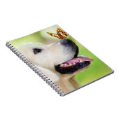 Carnet Oreiller À Lancer Du Labrador Et Du Papillon (Côté Droit)