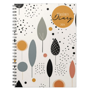 Carnet Oreiller Abstrait neutre minimaliste Motif