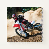 Carnet oreiller de jet de pilote de motocross (Dos)