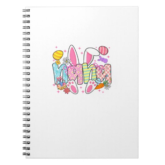 Carnet Oreilles de lapin de Pâques Nana Coquette Bow Lapi (Devant)