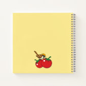 Carnet Organic lover Sparrow Eating Red Tomato (Dos)