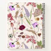 Carnet Organisateur de mariage botanique en bois (Dos)