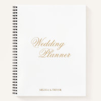 Organisateur de mariage élégant minimaliste formel