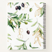 Carnet Organisateur de recettes de Branches d'Olivier Bot (Dos)