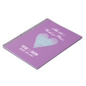 Carnet organisateur wedding planner personnalisé (Côté gauche)