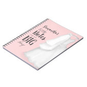 Carnet Organisatrice de Mariage Rose Élégante Personnalis (Côté gauche)