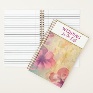 Carnet Organiseur de liste de mariage