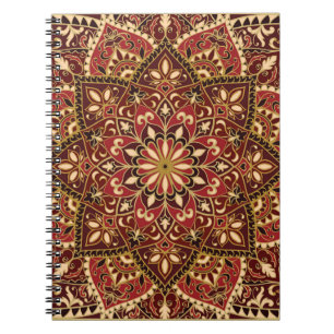 Carnet Oriental Red : Tapis floral vintage