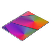 Carnet Origami d'arc-en-ciel - remous d'indigo et de (Côté gauche)