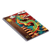 Carnet Origami de Dragon de Nouvel An chinois mignon Mono (Côté Droit)