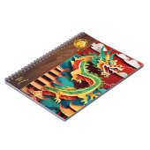 Carnet Origami de Dragon de Nouvel An chinois mignon Mono (Côté gauche)