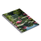 Carnet Origami Flamant Rose Rentrée des Classes (Côté Droit)