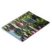 Carnet Origami Flamant Rose Rentrée des Classes (Côté gauche)