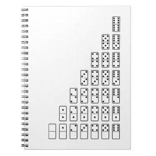 Carnet Original black and white domino