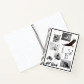 Carnet Original Cheval Spirit Animal Black White Dessin (Intérieur)