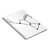 Carnet Orion la constellation de chasseur tient le (Côté Droit)