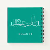 Carnet Orlando Florida Skyline (Dos)