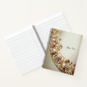 Carnet Ornate Gold Flourish Notebook (Intérieur)