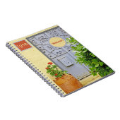 CARNET ORNATE PORTE & FLEURS EN TERRACOTTA POT (Côté Droit)