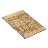 Carnet Ornement artisanal ethnique (Côté Droit)