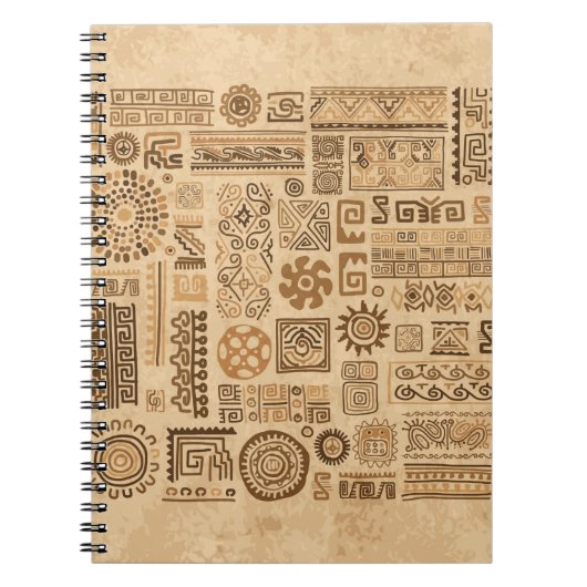 Carnet Ornement artisanal ethnique (Devant)